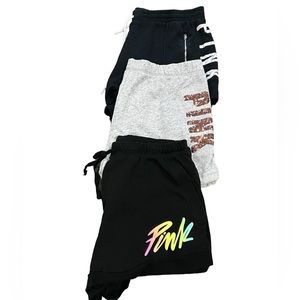 Victoria secret pink short bundle set size Large